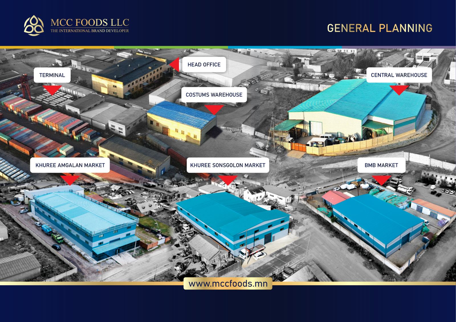 MCC Foods facilities map